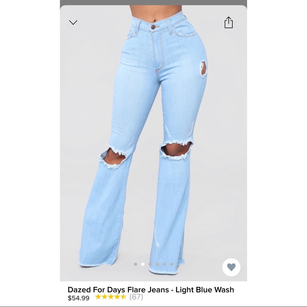 FashionNova Flare Jeans